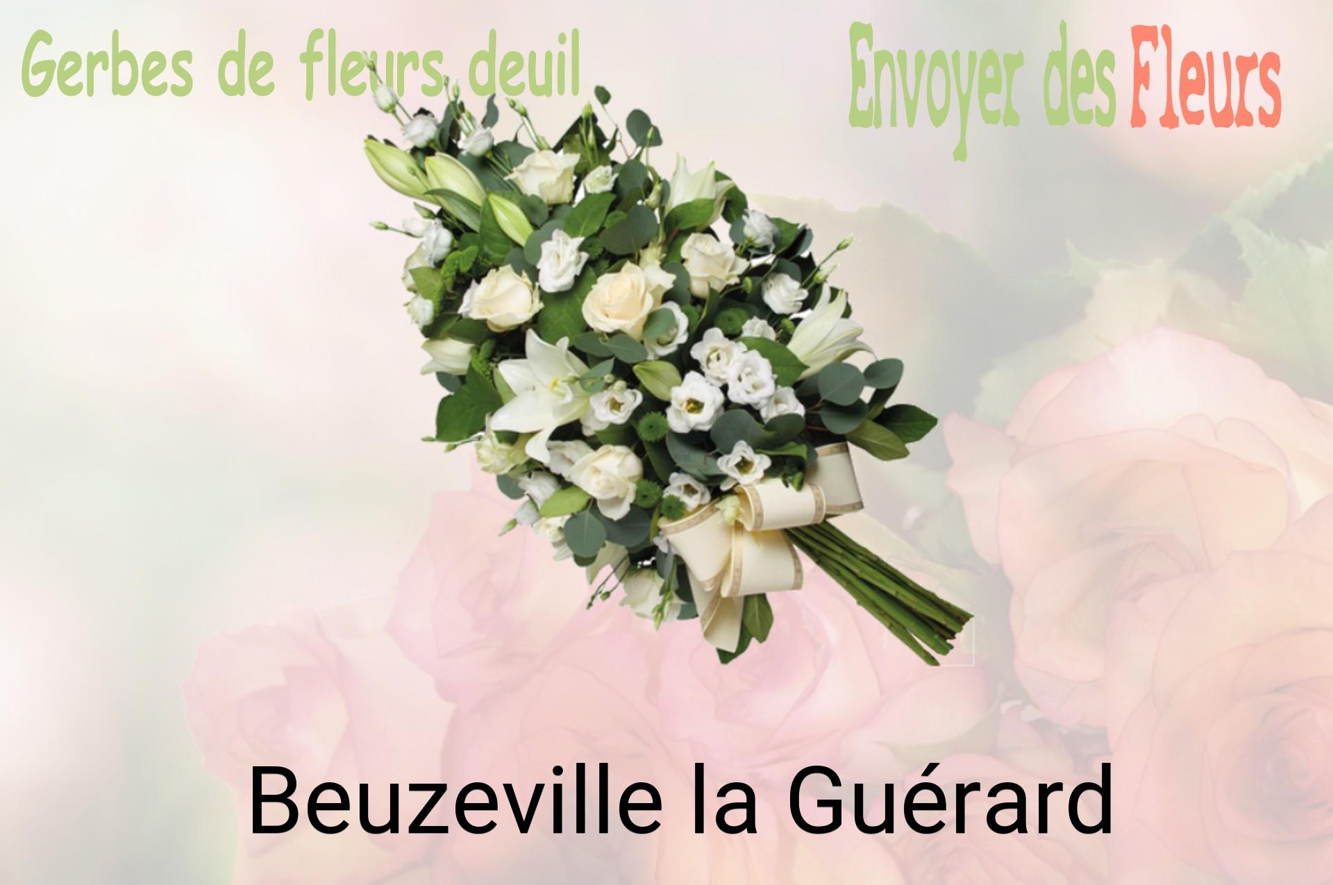 Gerbe de fleurs de deuil livrée à Beuzeville-la-Guérard